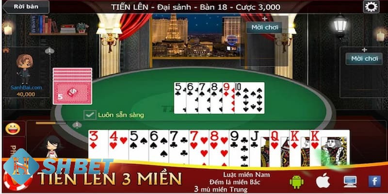 chơi game tiến lên online